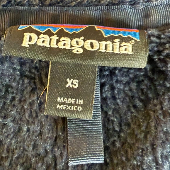 Patagonia Womens Re-Tool Full-Zip Jacket XS Navy Blue - Picture 5 of 9